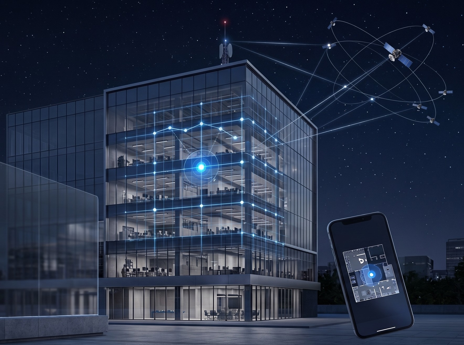 Papaya HQ — indoor positioning